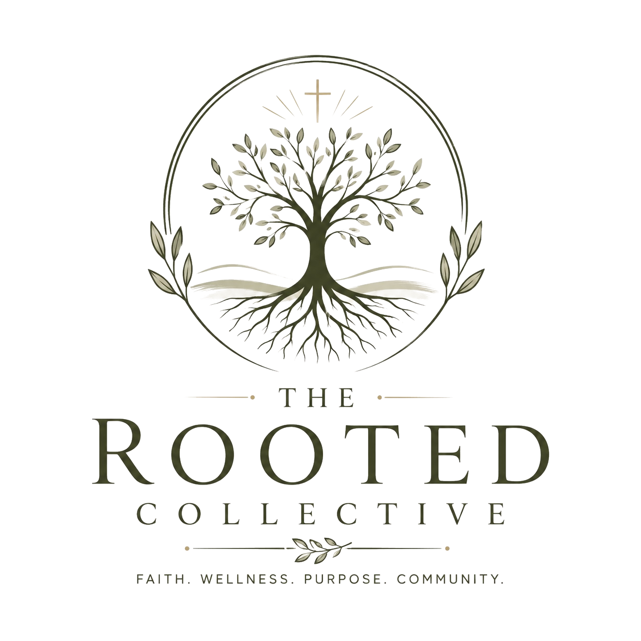 The Rooted Collective logo